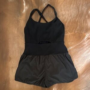 Black Strappy Romper